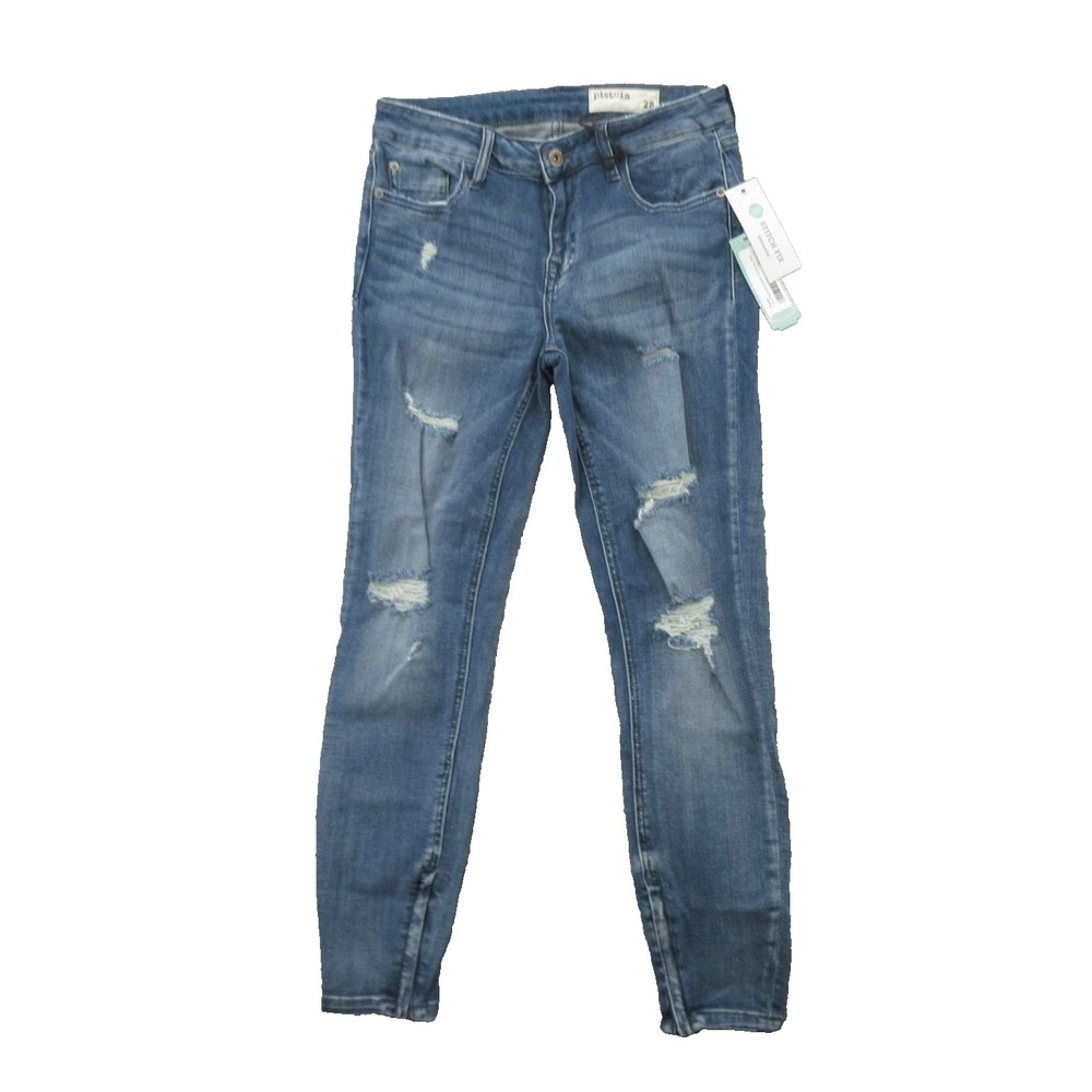 Pistola Jeans Womens 28 Tory Distressed Ankle Zip Skinny Stitch Fix P6855RON New